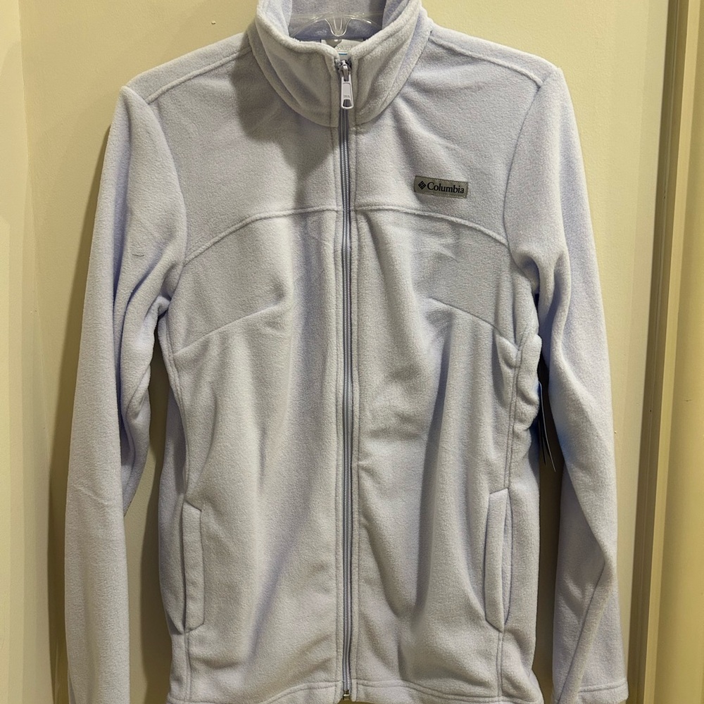 Columbia Women Light Purple Soft Fleece Jacket